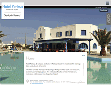 Tablet Screenshot of hotelperissa.com